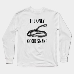 The Only Good Snake Funny Reptile Long Sleeve T-Shirt